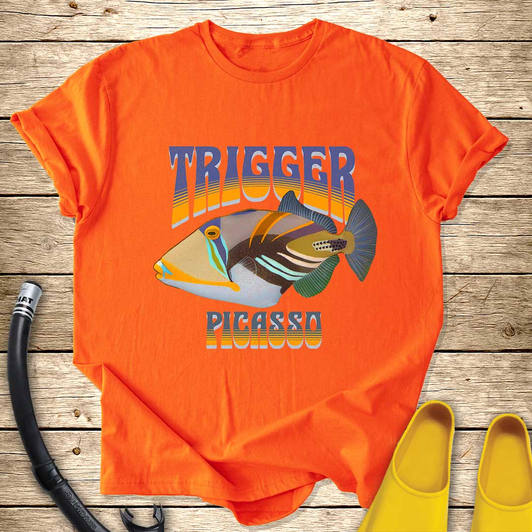 Trigger Picasso Fish T-Shirt