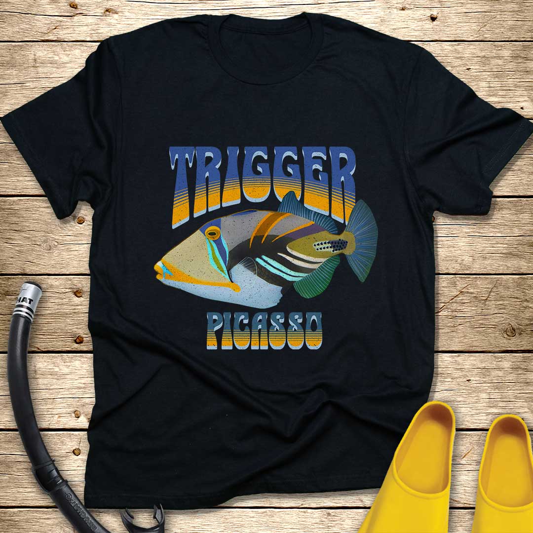 Trigger Picasso Fish T-Shirt