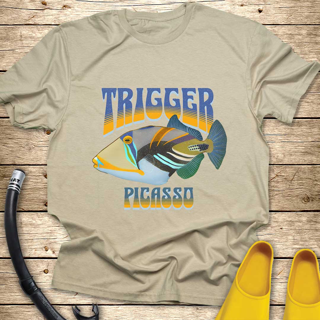 Trigger Picasso Fish T-Shirt