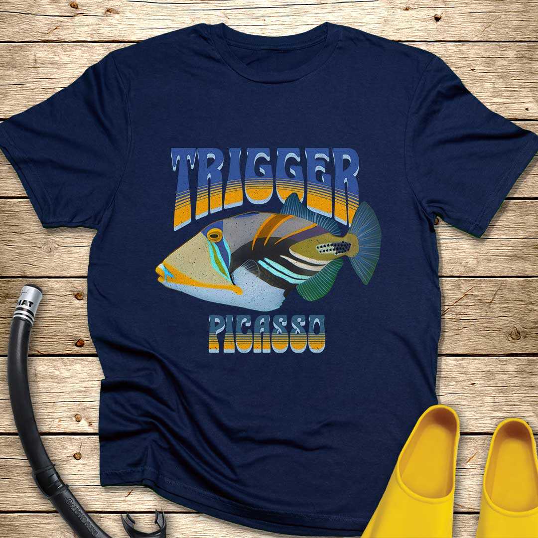 Trigger Picasso Fish T-Shirt