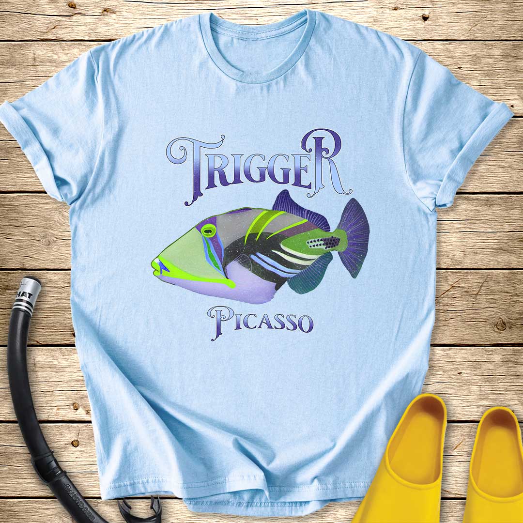Trigger Picasso Fish T-Shirt