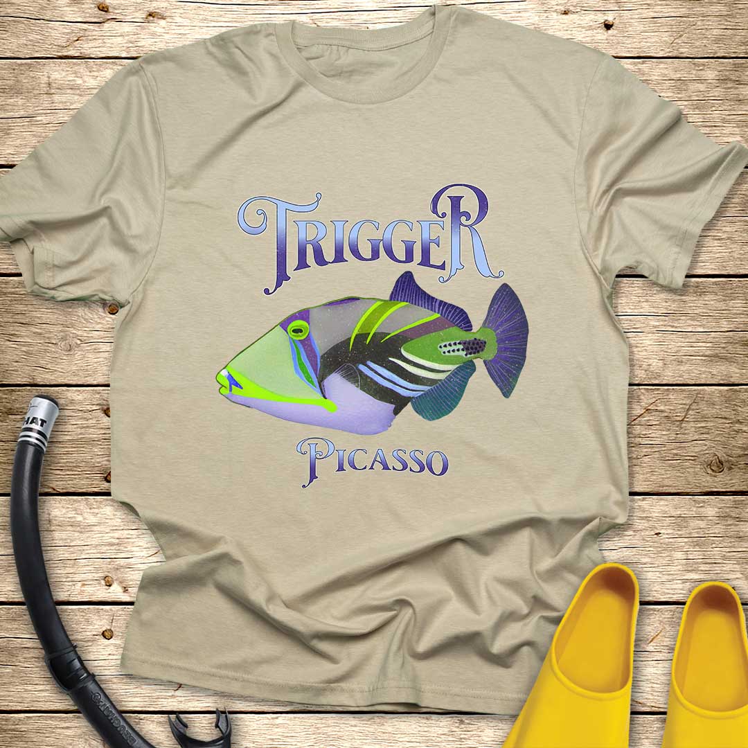Trigger Picasso Fish T-Shirt