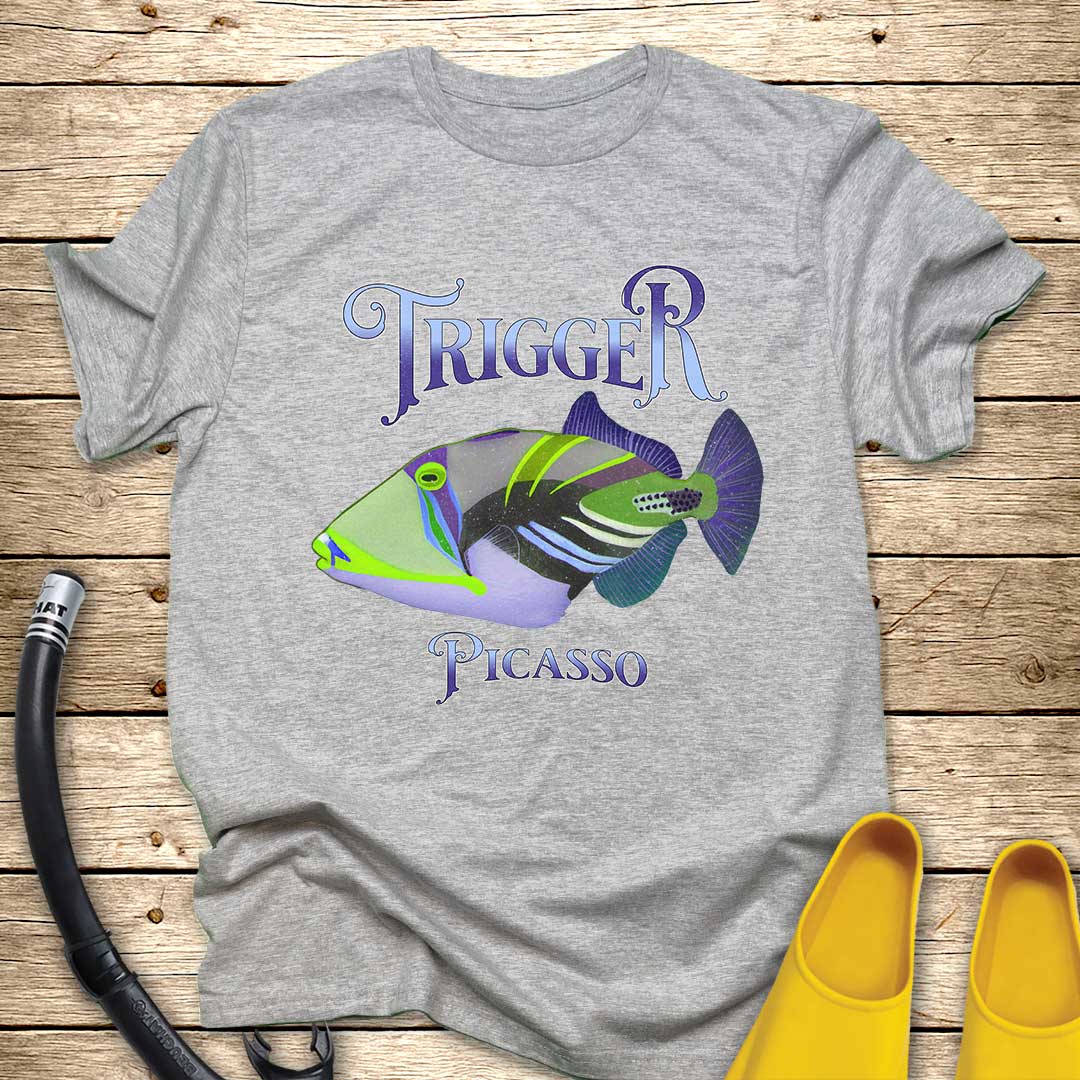 Trigger Picasso Fish T-Shirt