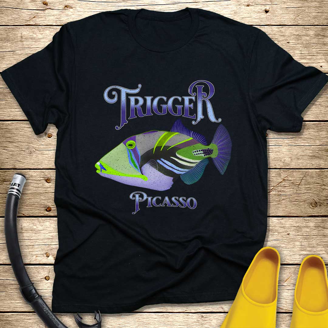 Trigger Picasso Fish T-Shirt