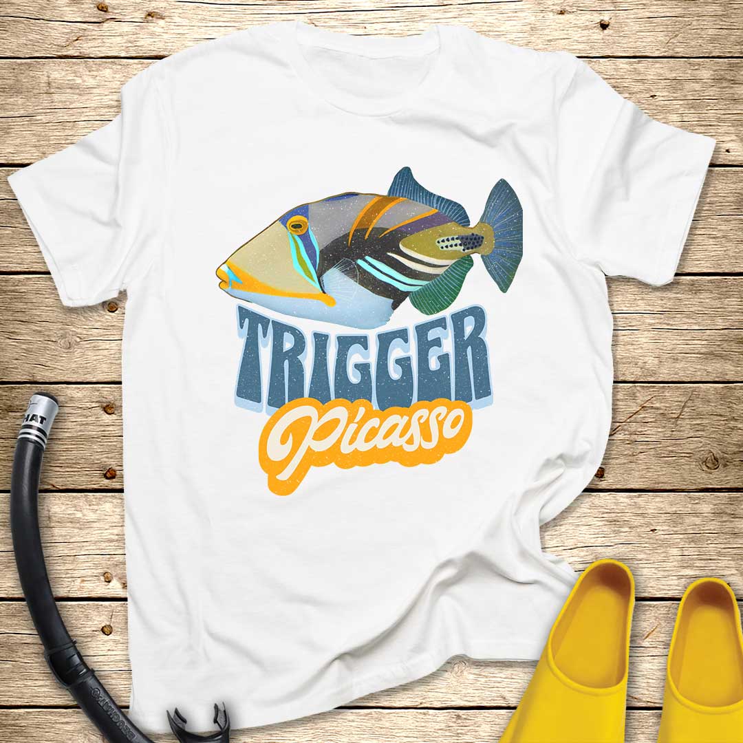 Trigger Picasso Fish T-Shirt
