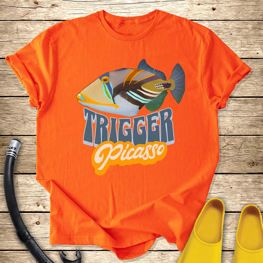 Trigger Picasso Fish T-Shirt