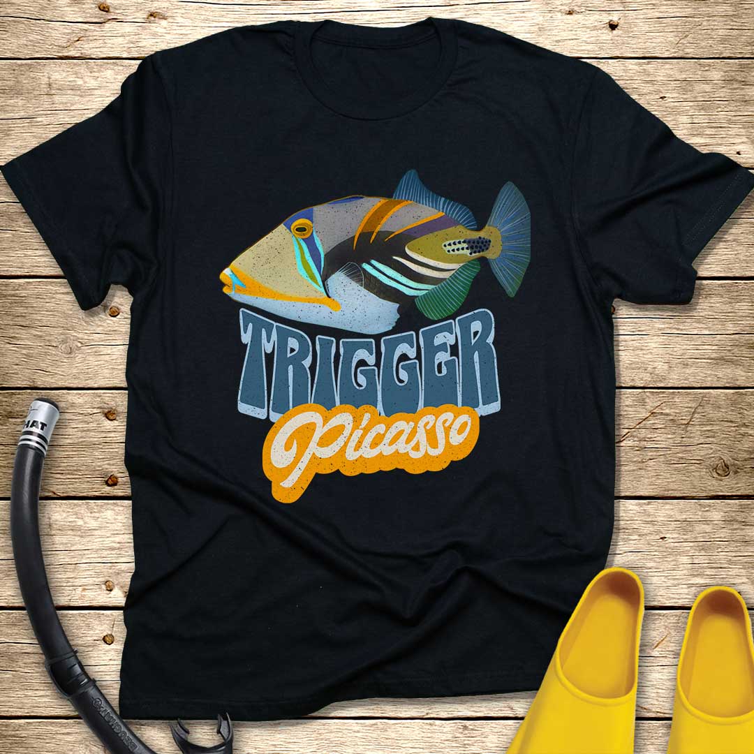 Trigger Picasso Fish T-Shirt
