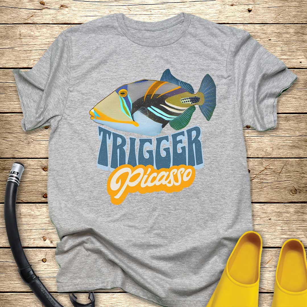 Trigger Picasso Fish T-Shirt
