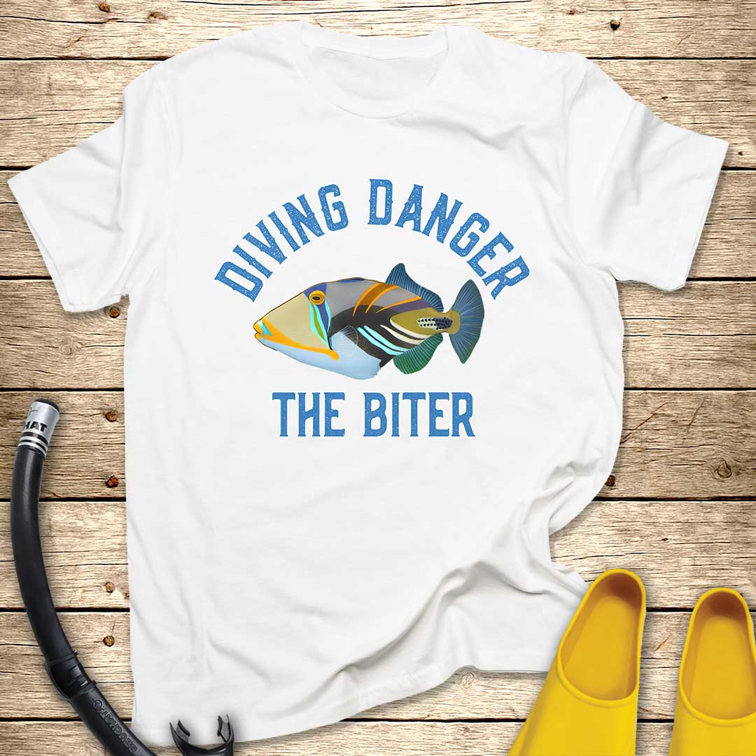 Triggerfish Diving Danger T-Shirt