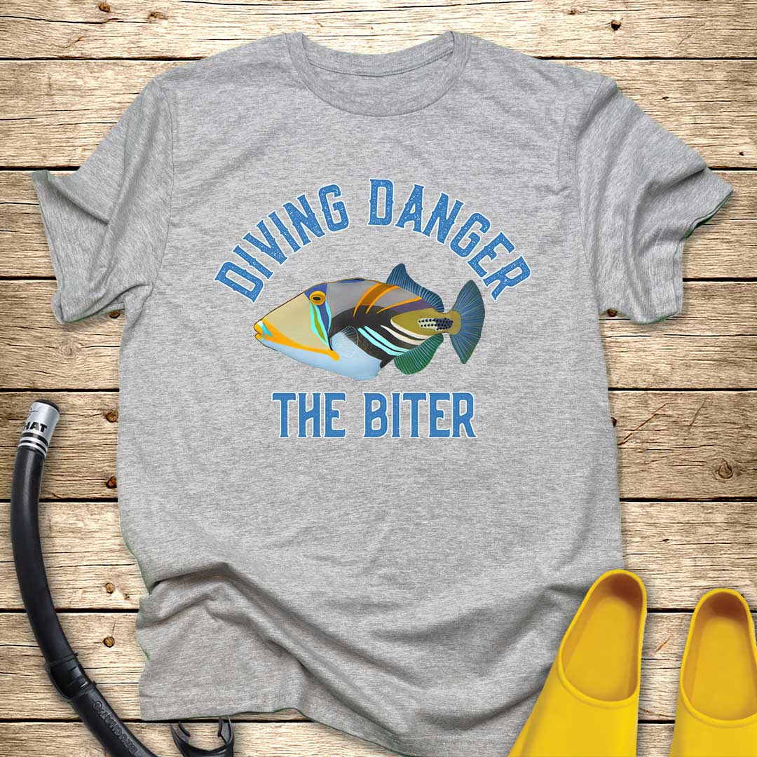 Triggerfish Diving Danger T-Shirt
