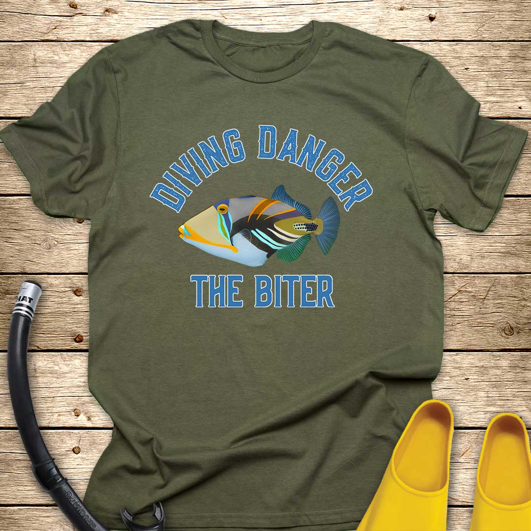 Triggerfish Diving Danger T-Shirt