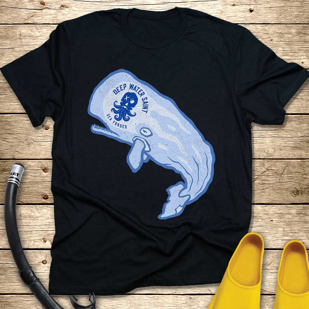 Deep Water Saint Whale T-Shirt