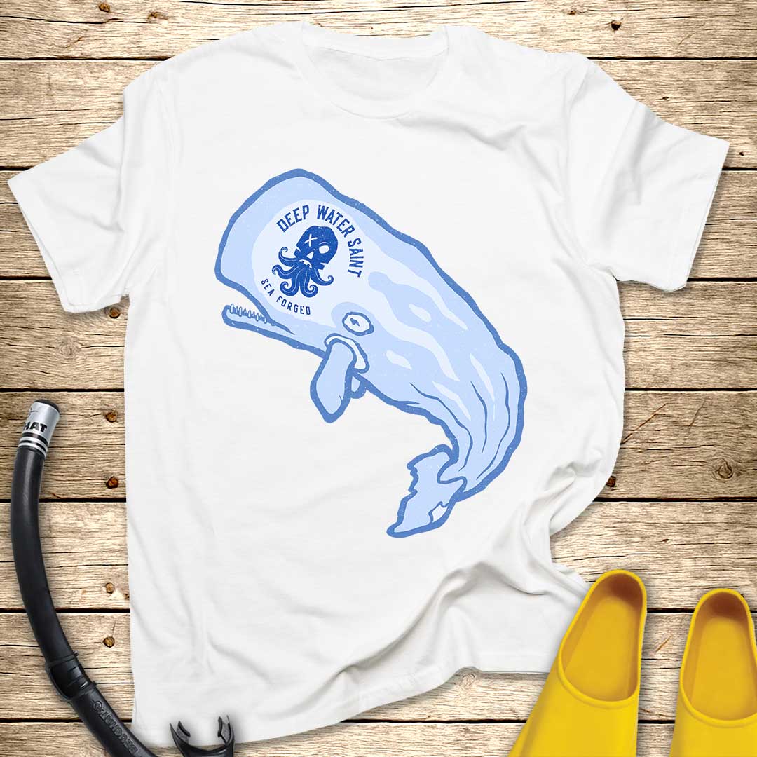 Deep Water Saint Whale T-Shirt