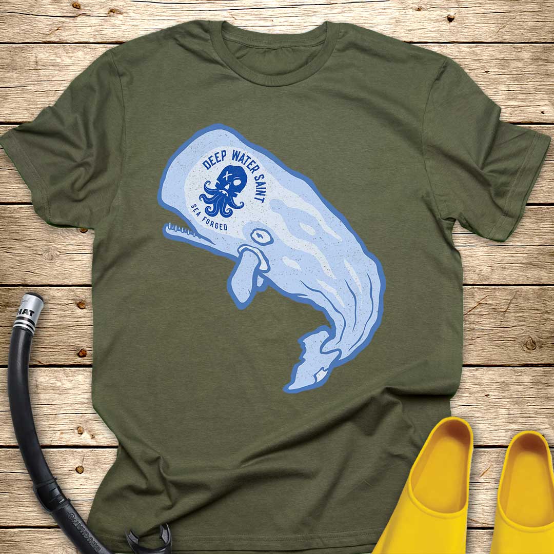 Deep Water Saint Whale T-Shirt