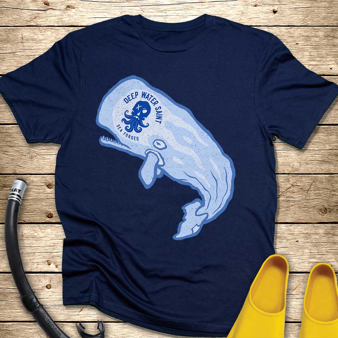 Deep Water Saint Whale T-Shirt