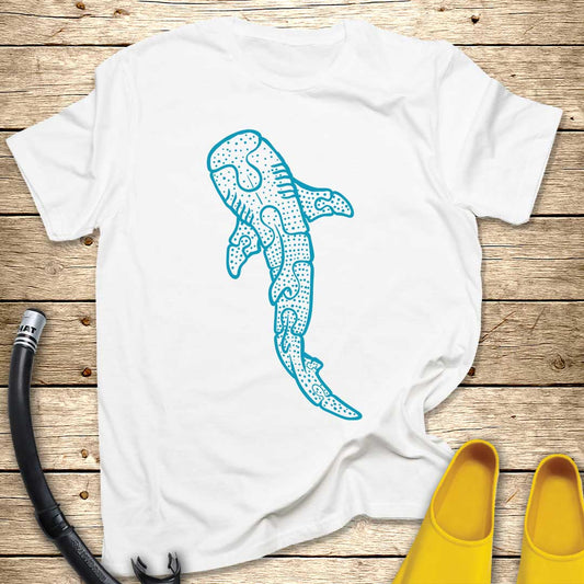 Shark & Whale Puzzle T-Shirt — Marine Animal Jigsaw Tee