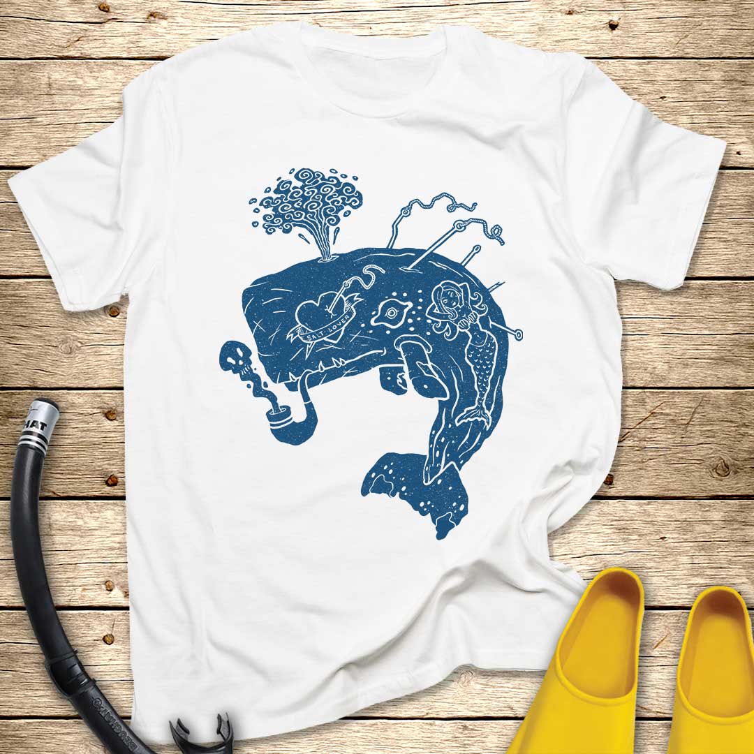 Salt Lover Whale T-Shirt