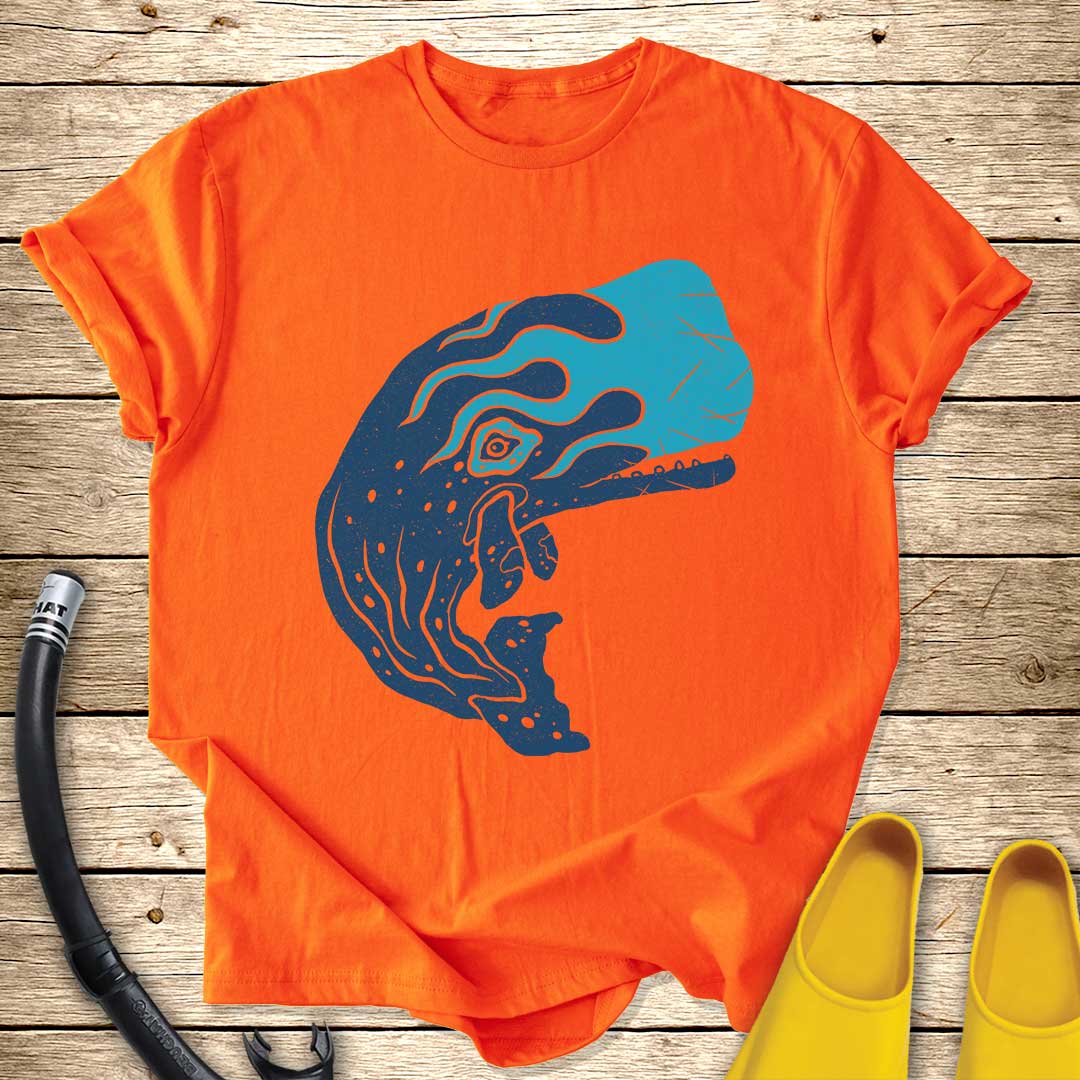 Flaming Whale T-Shirt