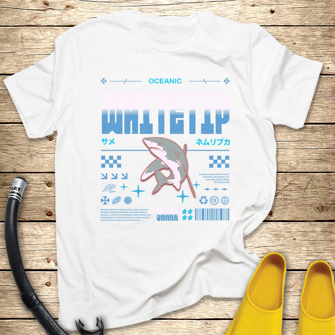 White Tip Shark T-Shirt
