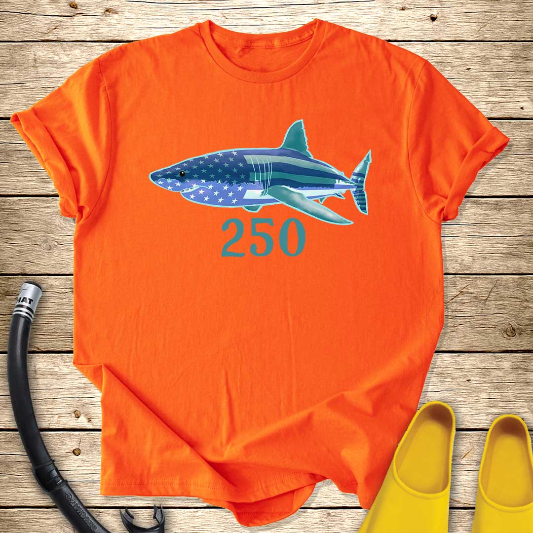 USA 250 Shark T-Shirt