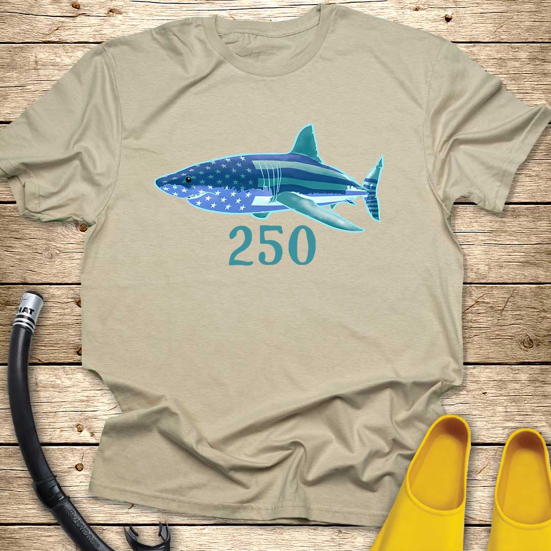 USA 250 Shark T-Shirt