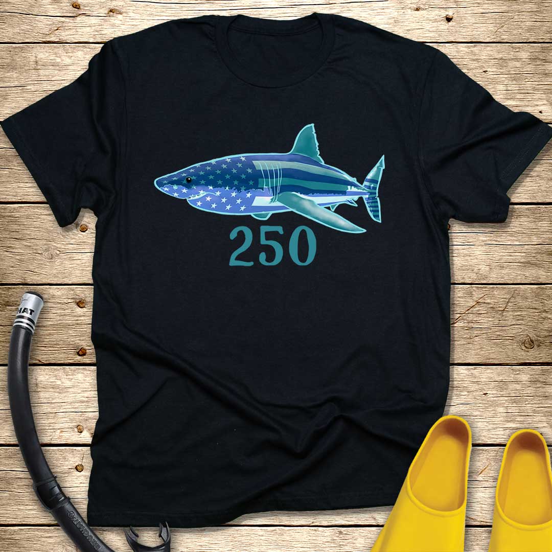 USA 250 Shark T-Shirt