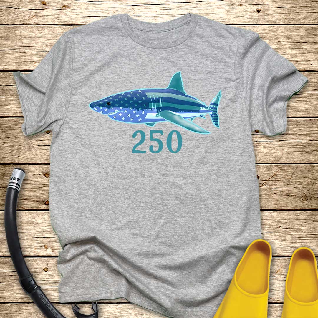 USA 250 Shark T-Shirt