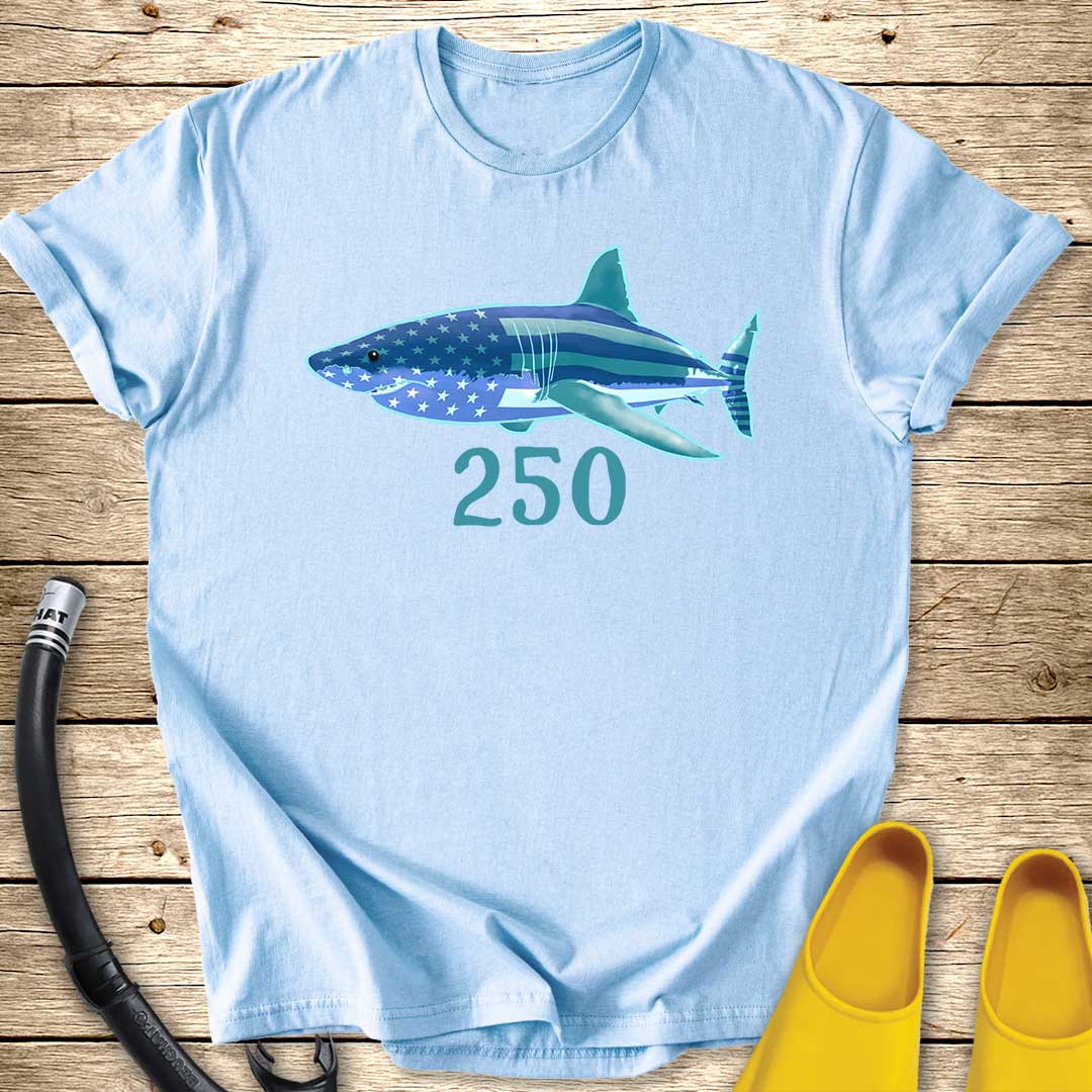 USA 250 Shark T-Shirt