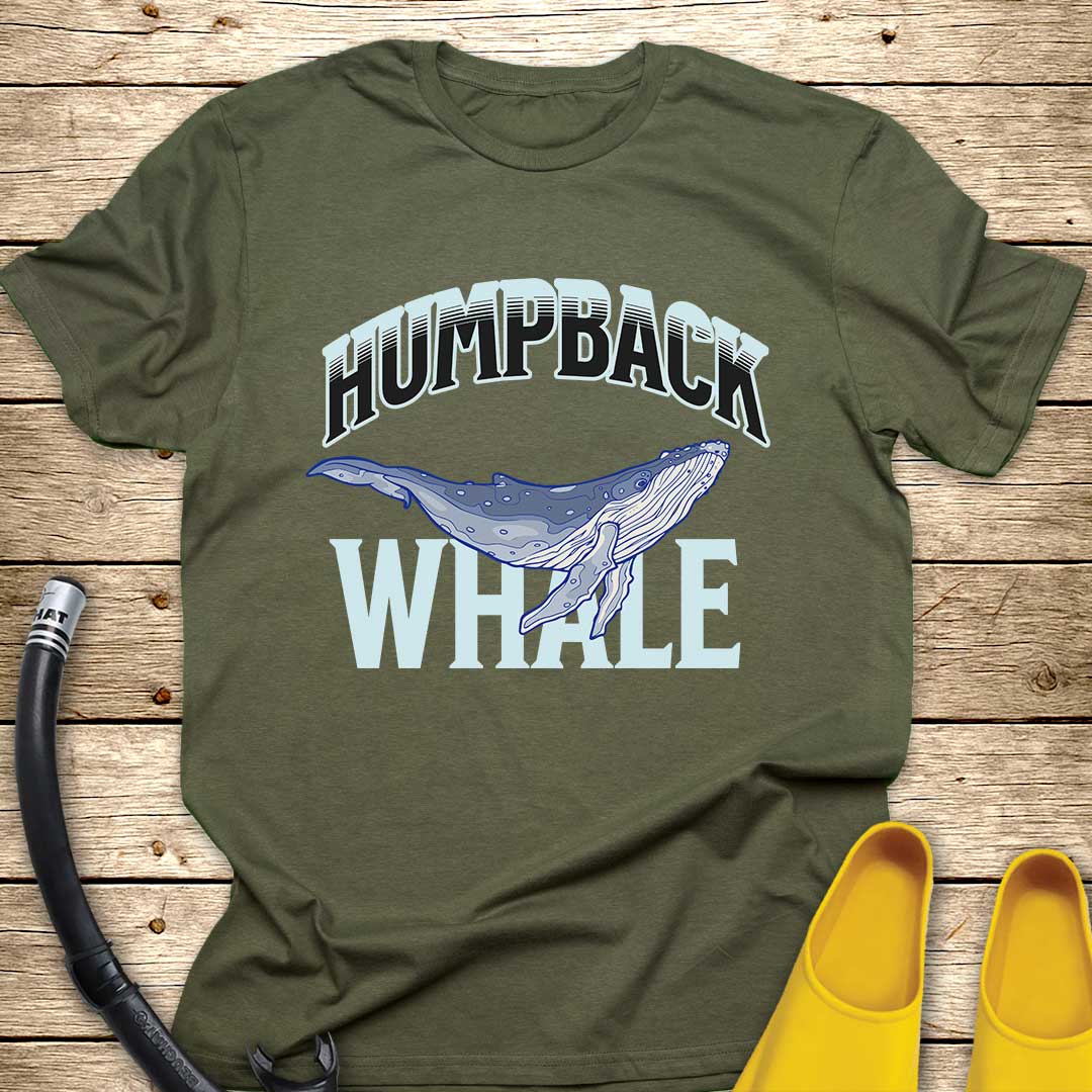 Humpback Whale T-Shirt — Ocean Marine Mammal Tee