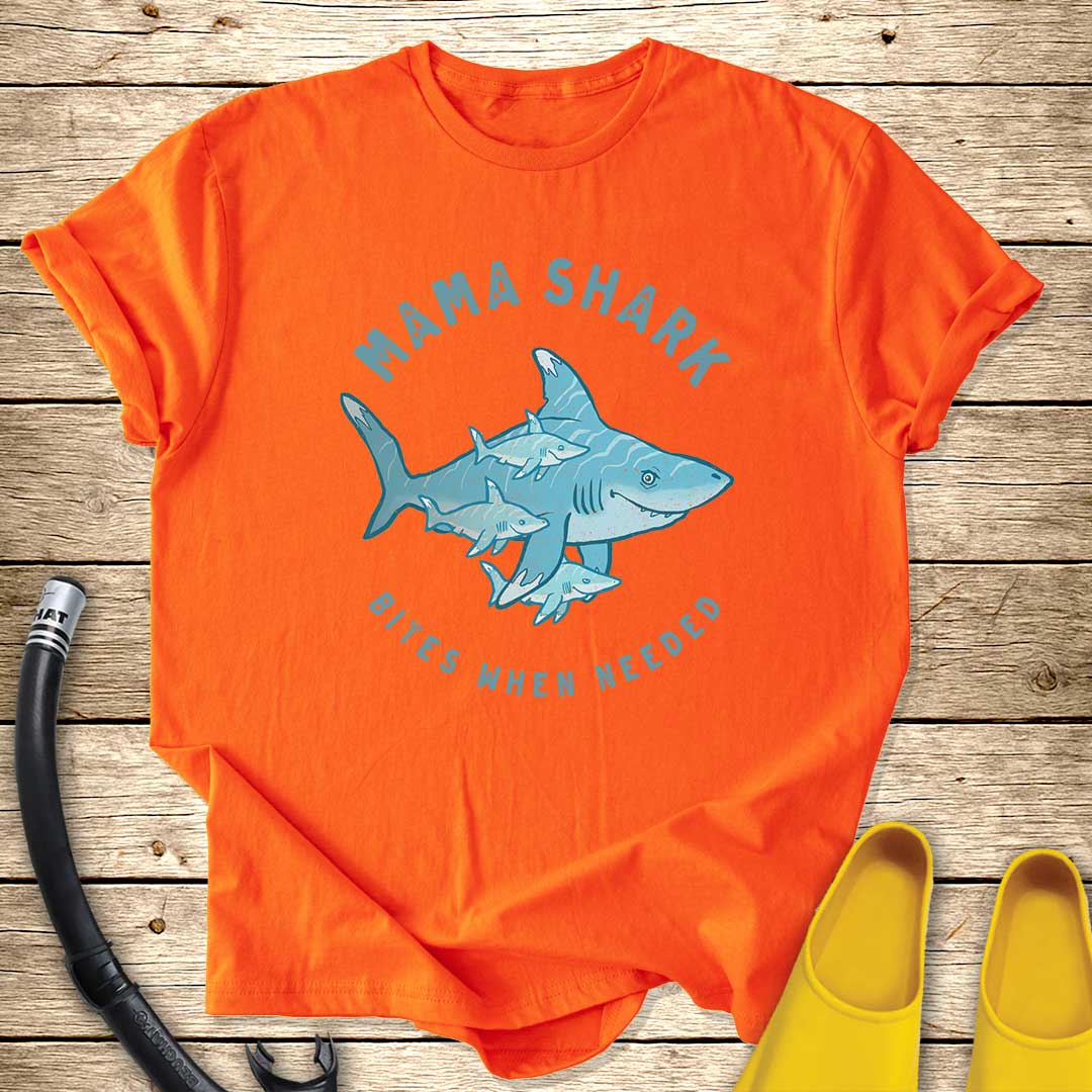 Mama Shark of Three T-Shirt