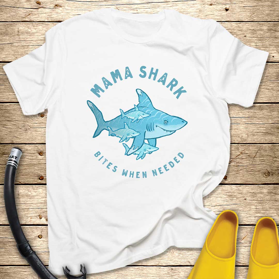 Mama Shark of Three T-Shirt