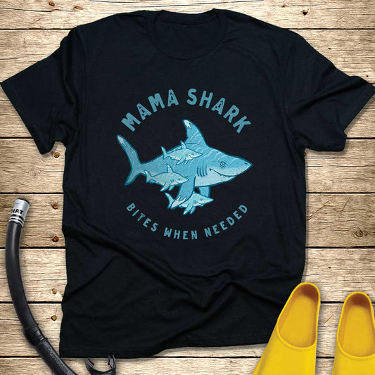 Mama Shark of Three T-Shirt