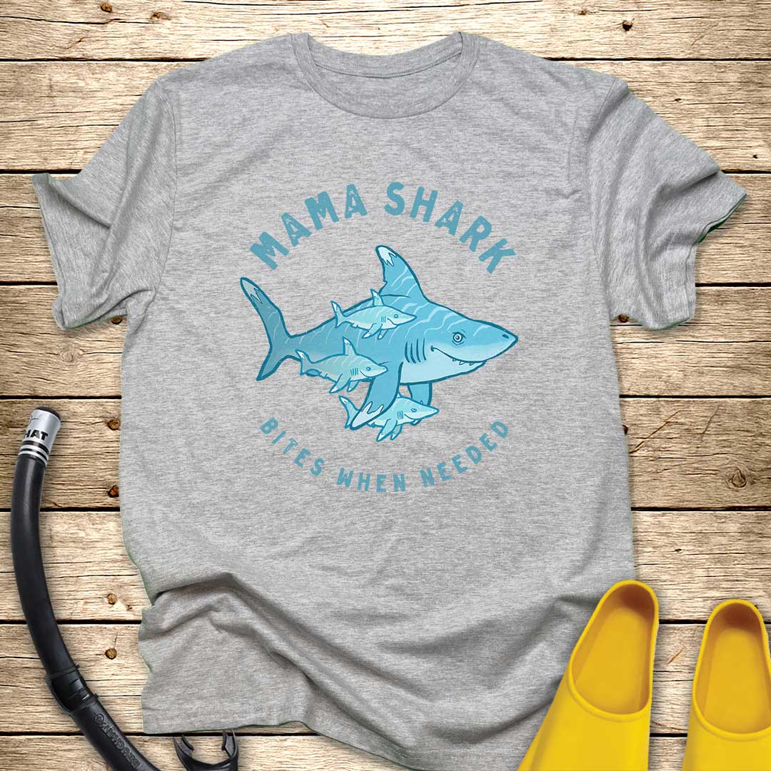 Mama Shark of Three T-Shirt