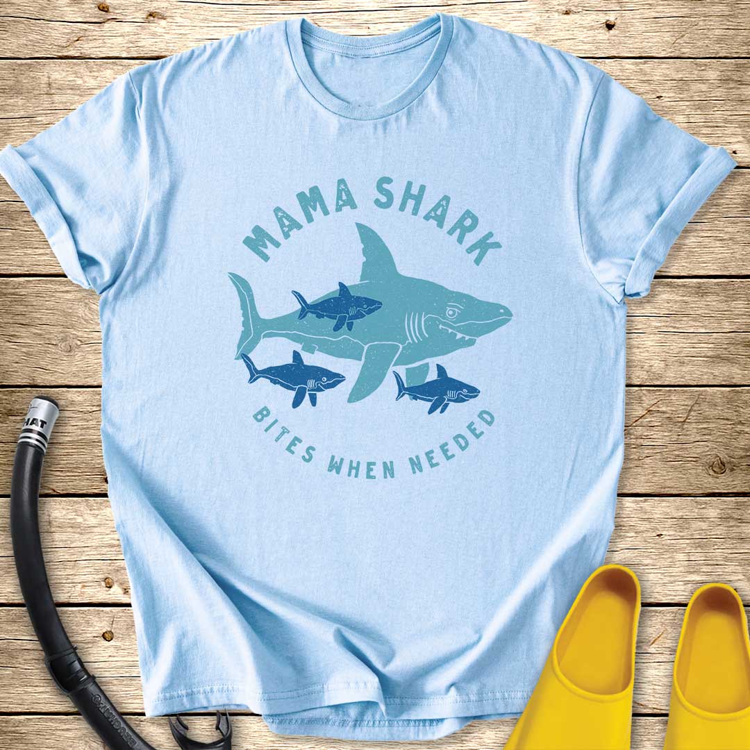 Mommy Shark of Three T-Shirt