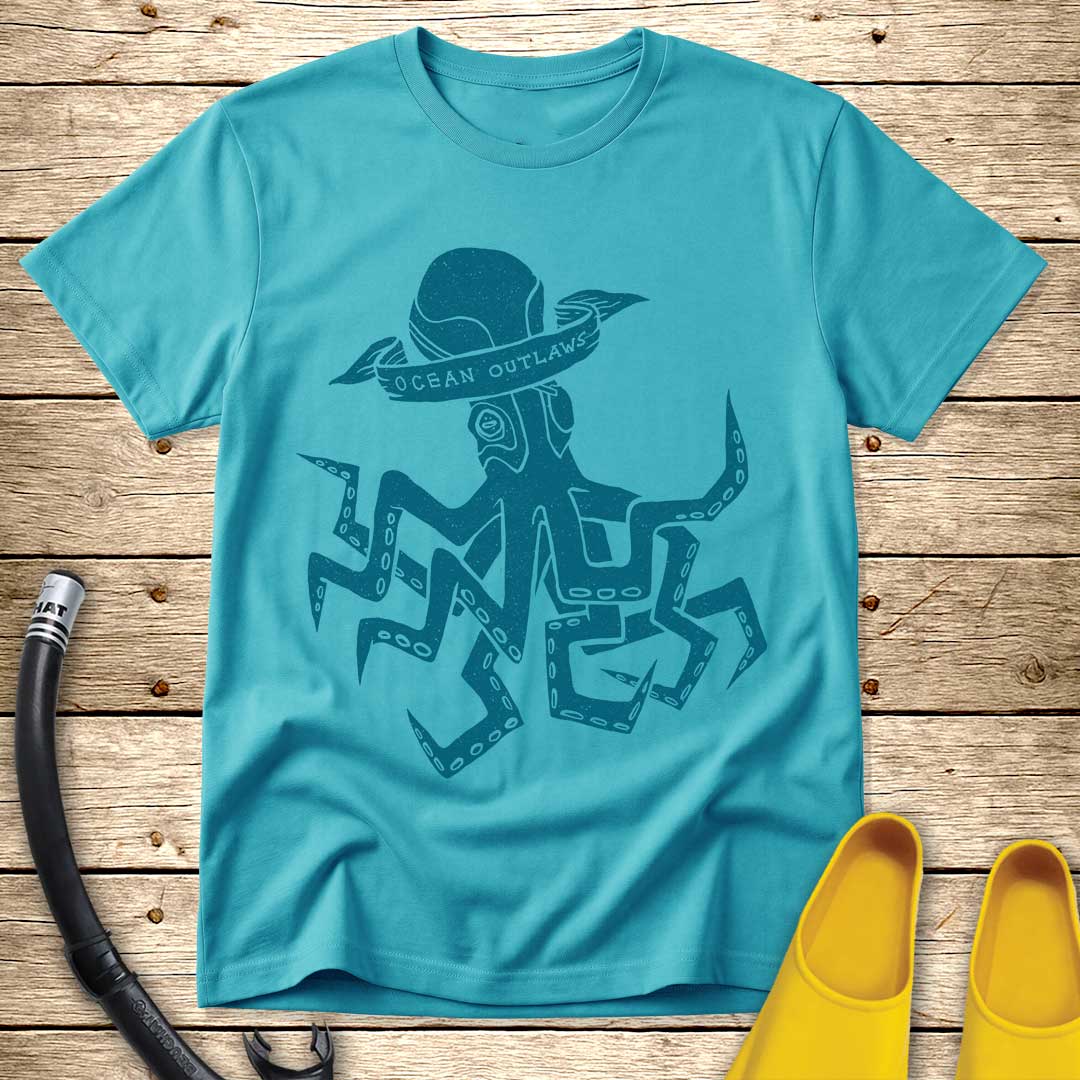 Ocean Outlaw Octopus T-Shirt