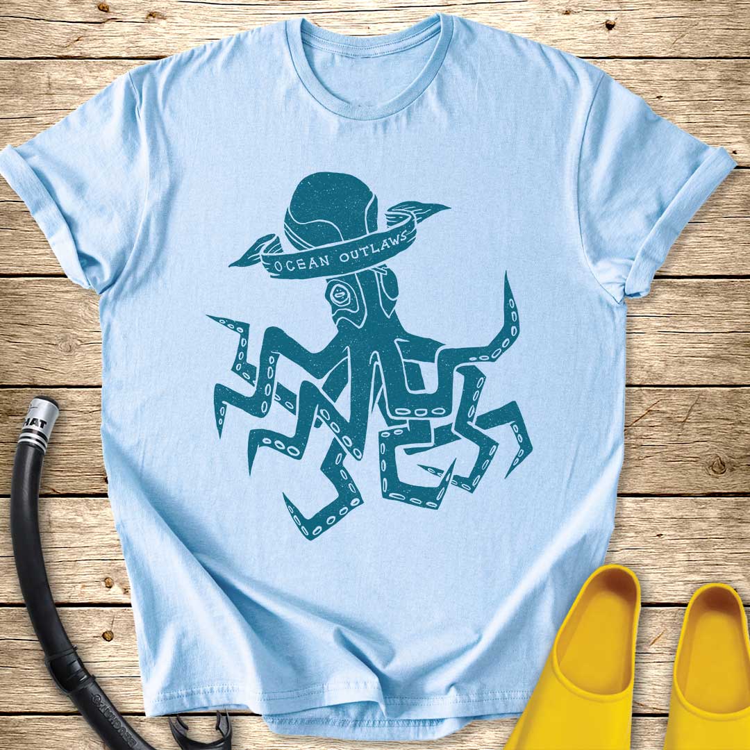 Ocean Outlaw Octopus T-Shirt