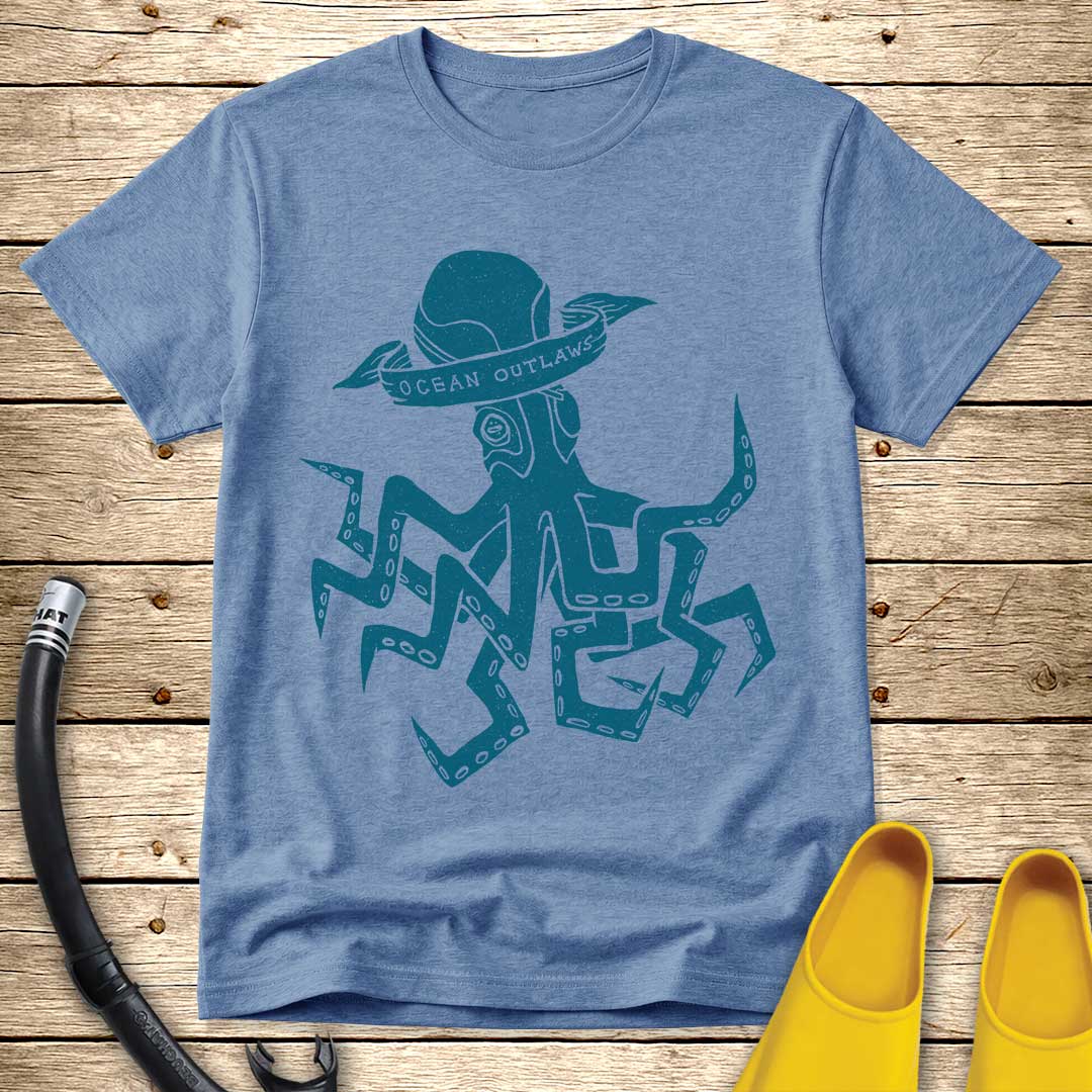 Ocean Outlaw Octopus T-Shirt