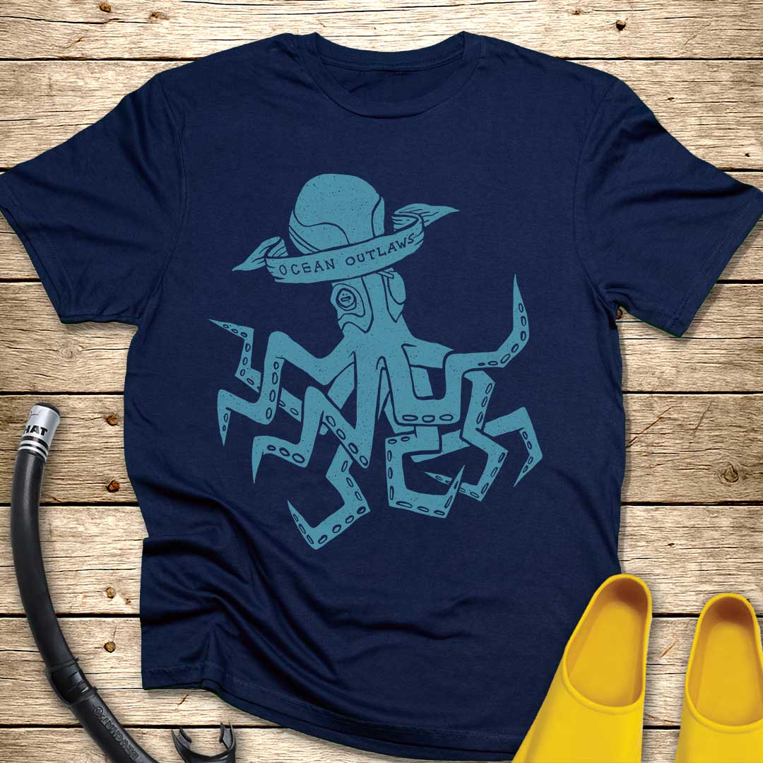 Ocean Outlaw Octopus T-Shirt