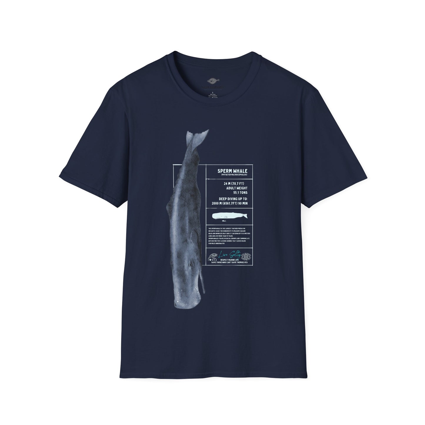 Spearm Whale Tee
