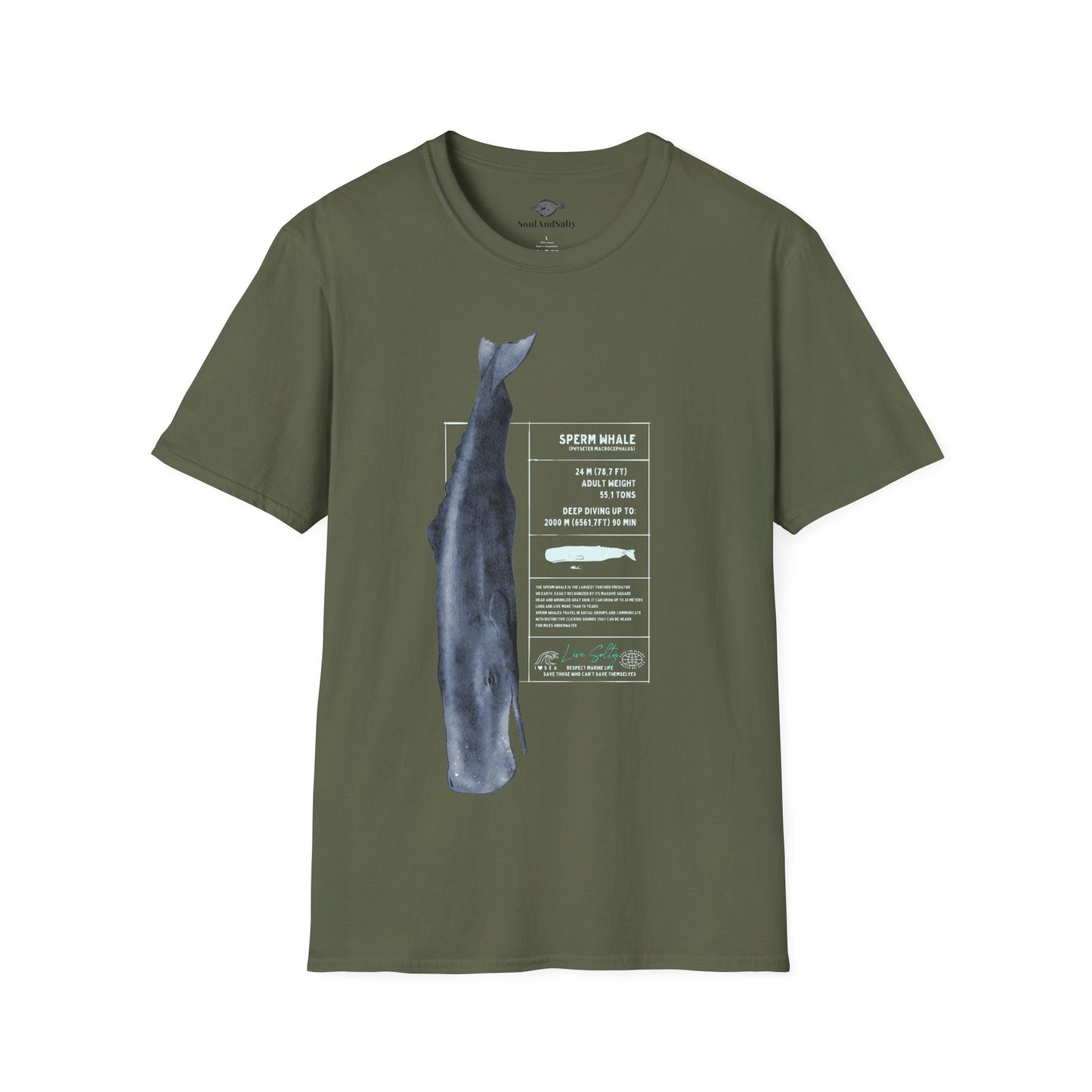 Spearm Whale Tee