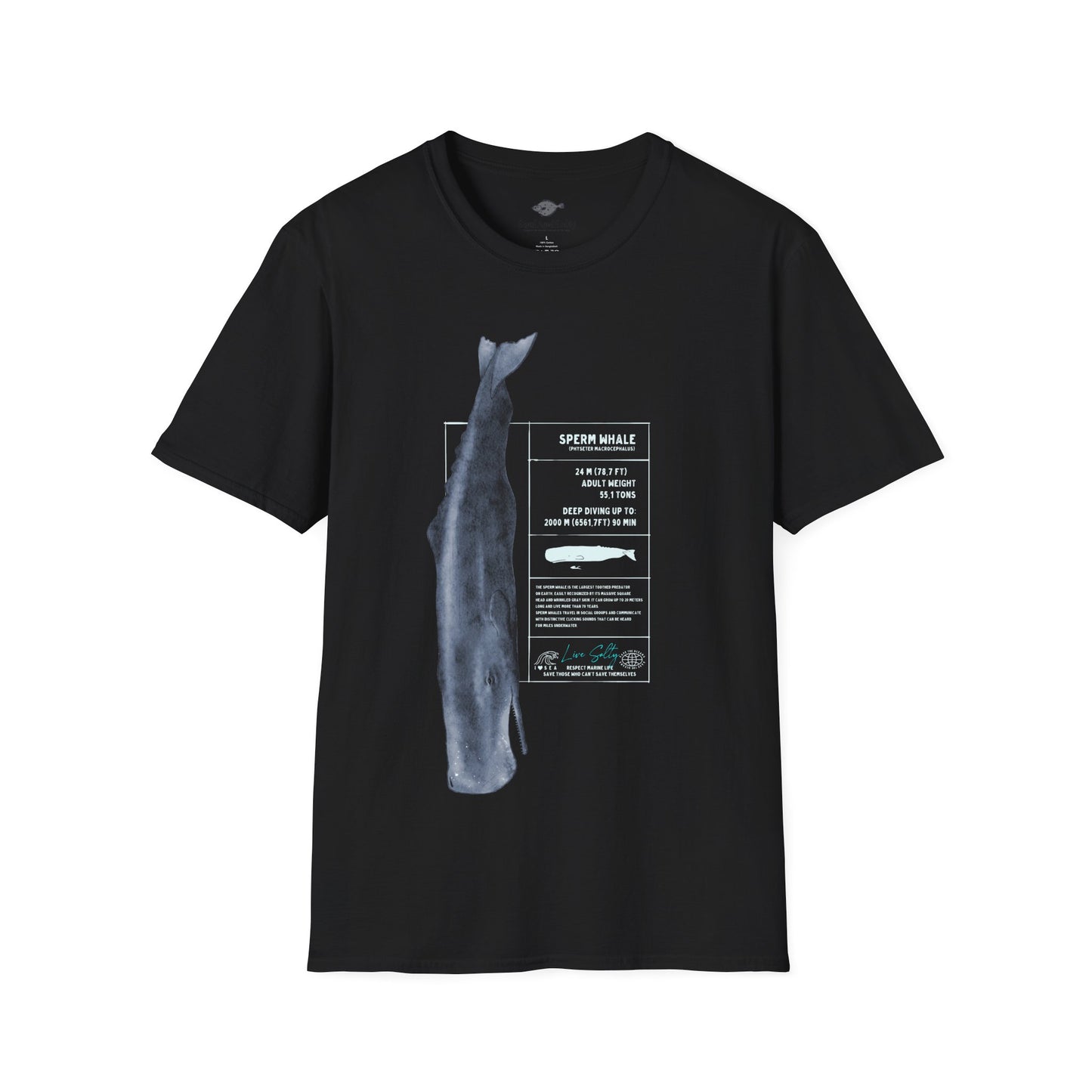 Spearm Whale Tee