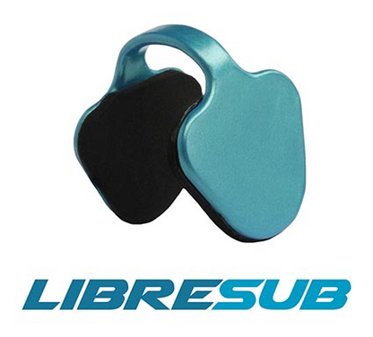 Libresub | Original Revolutionary Noseclip for Freediving, Spearfishing, Scuba Diving, Underwater photography, Triathlon Swimming & Other Water Sports | Best Under Mask Nose Clip for Hands-Free Equalization Underwater